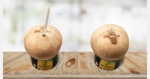 Coconut water with no preservatives or additives