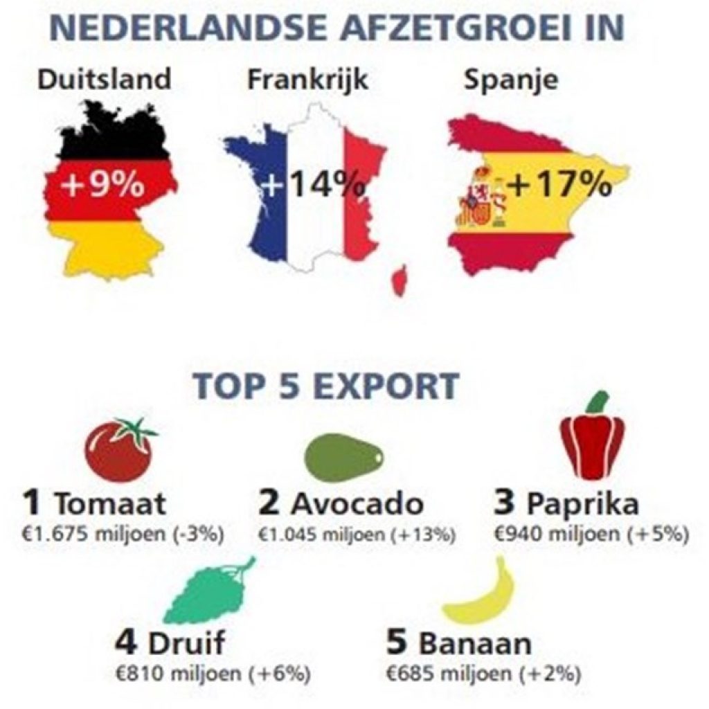 "Even in a corona year, the Netherlands was still a global fresh fruit and vegetable player"