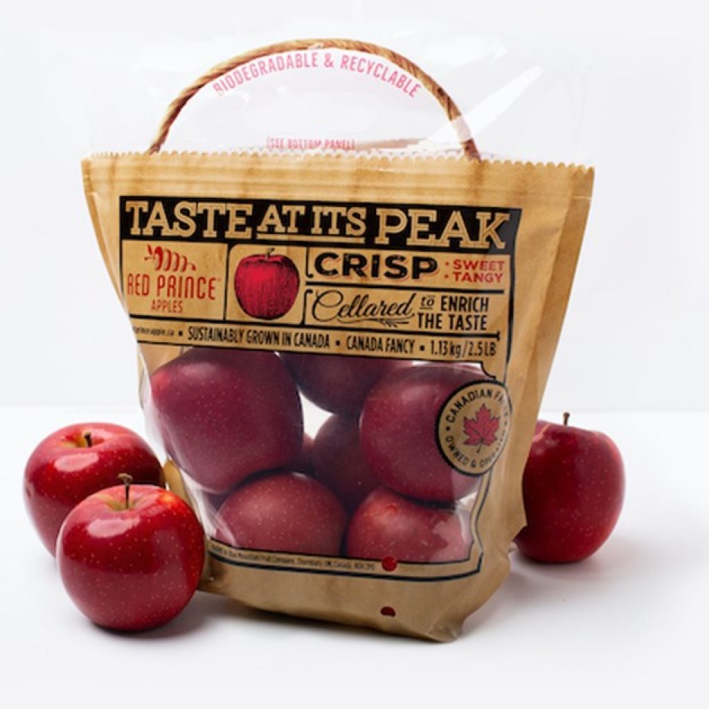 “With our new sustainable packaging, we expect bagged apple sales to grow 50% this year”