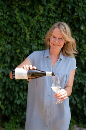 UNDATED: Christie Mavety, director of sales and marketing for Blue Mountain Vineyards. CREDIT: Photo by Chris Sternberg (single use)