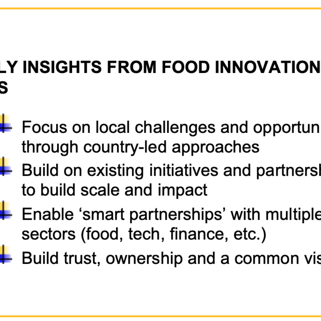 How Food Innovation Hubs will transform our food system