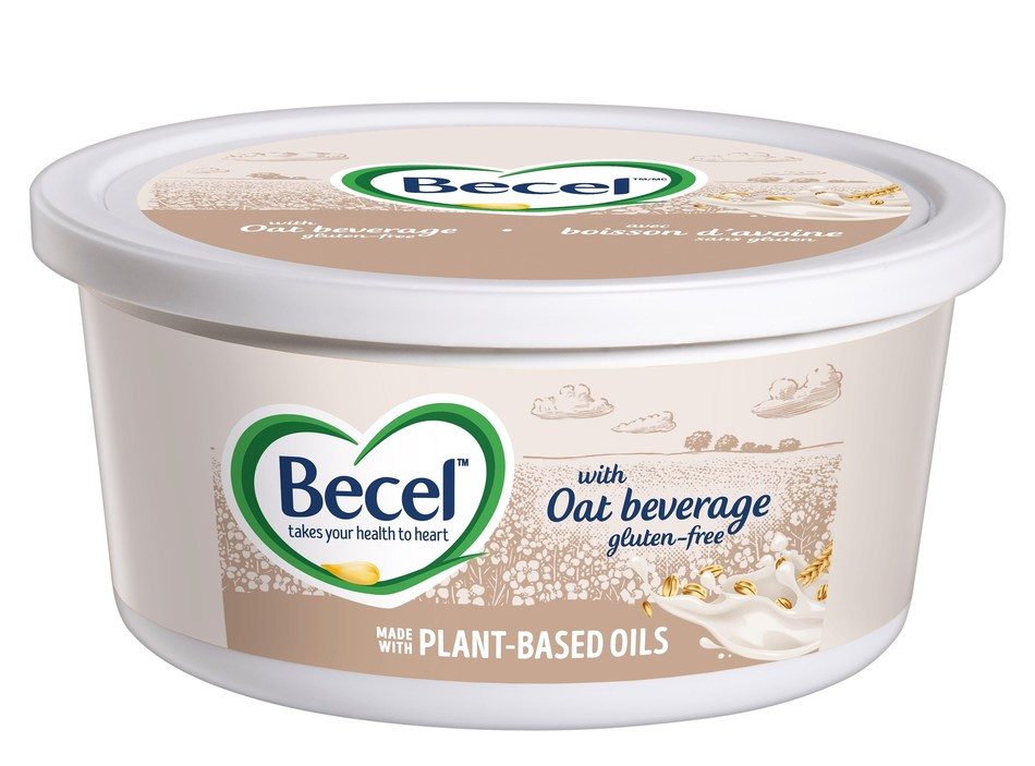 New 'Becel with Oat Beverage' - a spread with oat milk