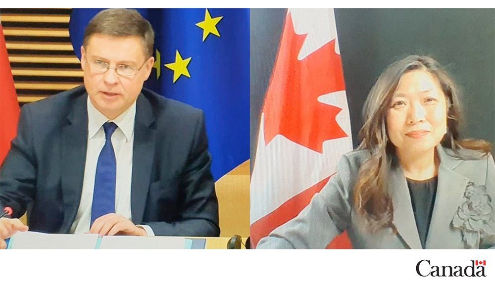 European officials met virtually with Ng on March 25 to discuss progress of the implementing the Comprehensive Economic and Trade Agreement (CETA). 