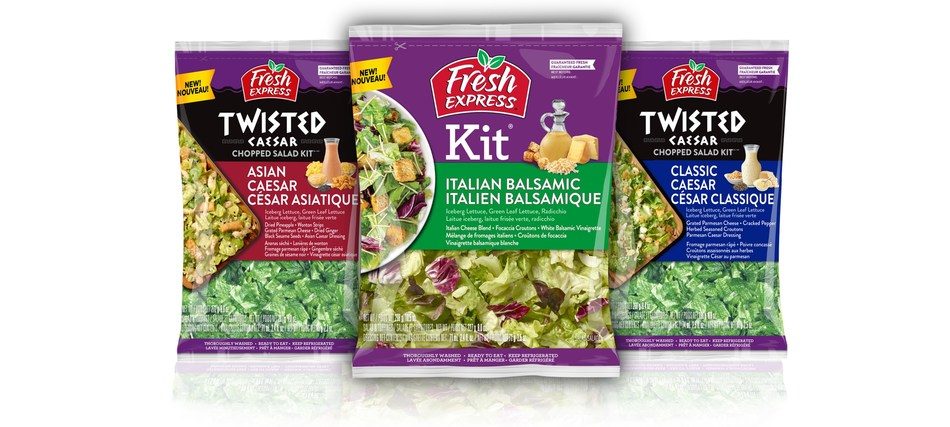 Fresh Express launches three new Salad Kit Flavors in Canada