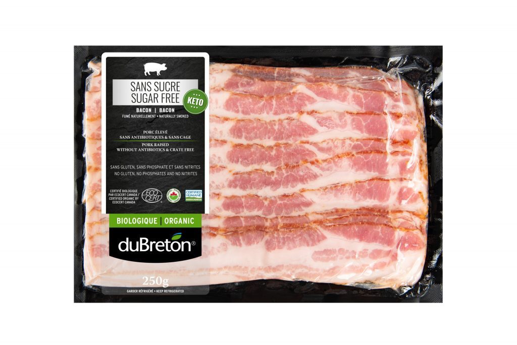 New duBreton organic sugar-free bacon