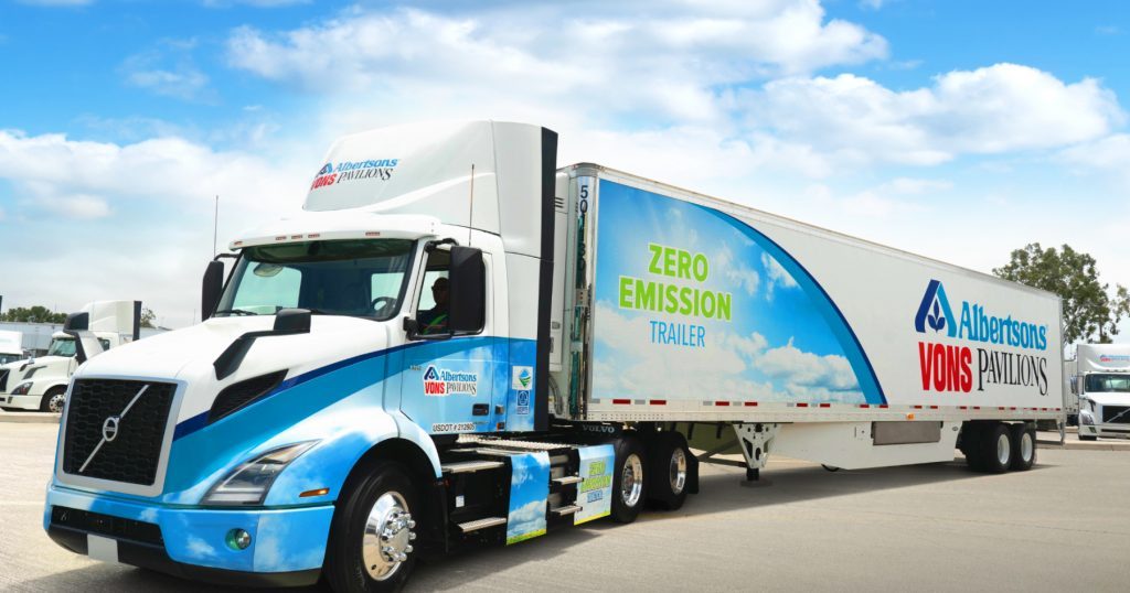 Albertsons' Electric Trucks Hit the Streets