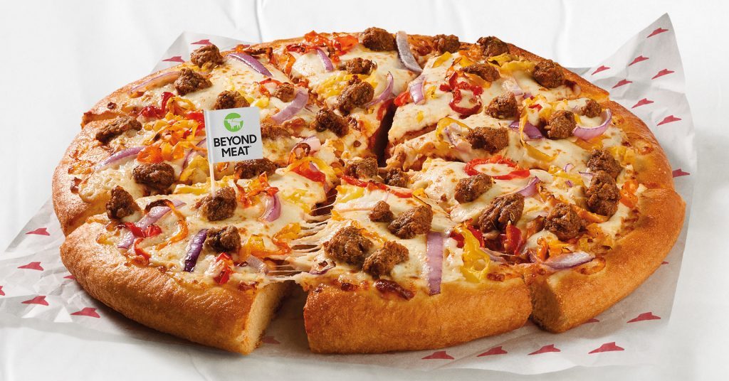 Beyond Meat offers exclusive Italian sausage topping to Pizza Hut