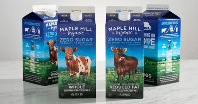 Courting the Carb-Conscious, Maple Hill Creamery Adds Zero-Sugar Organic Milk