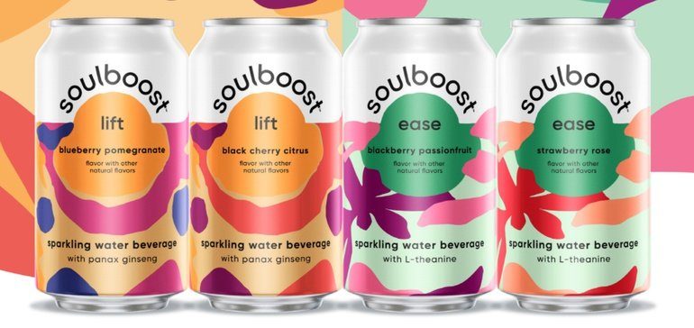 PepsiCo launches functional sparkling water drink Soulboost
