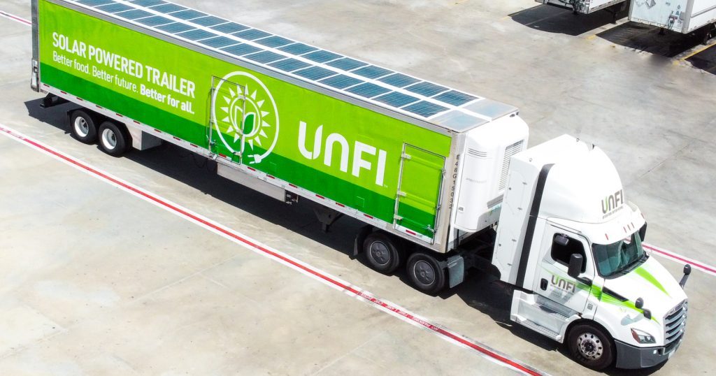 UNFI Rolls Out All-Electric Refrigerated Trailer Fleet