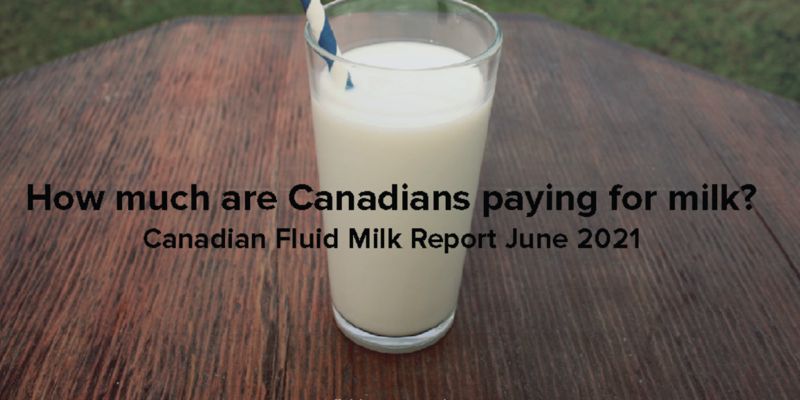 Milk Prices Up in 18 / 20 Cities Across Canada!