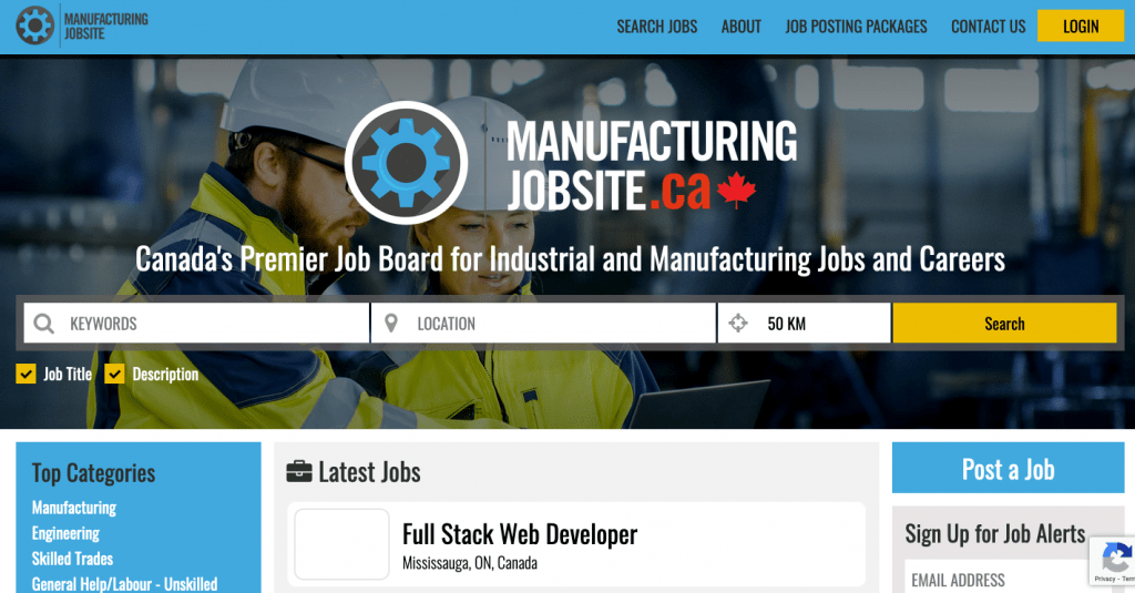 New recruiting network exclusive to manufacturing