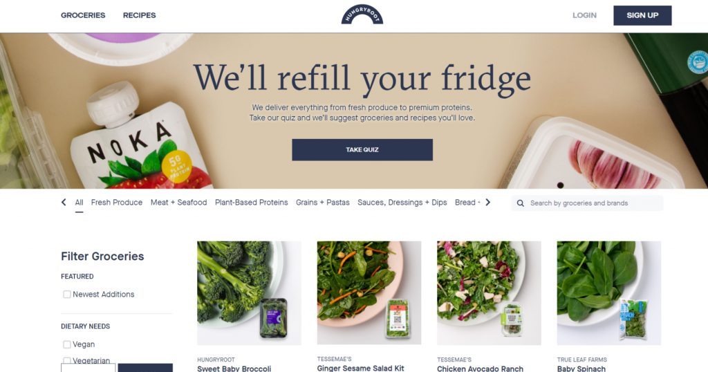 Online Grocer Hungryroot Secures $40M in Funding