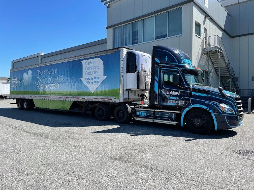 Loblaw Companies Limited plans to electrify fleet with Freightliner eCascadia