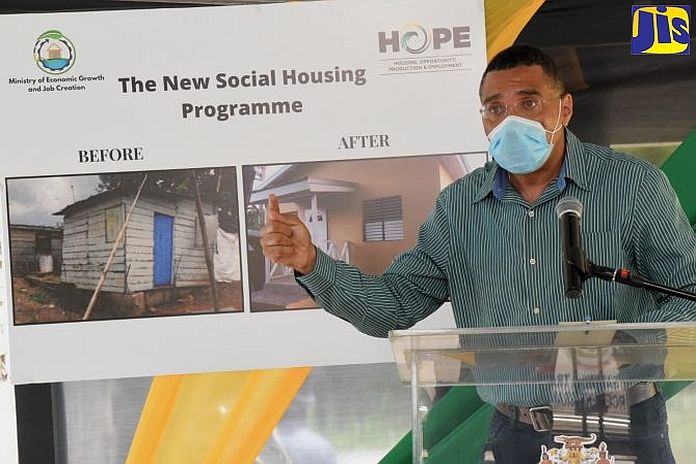 Jamaica government committed to housing vision, says PM Holness