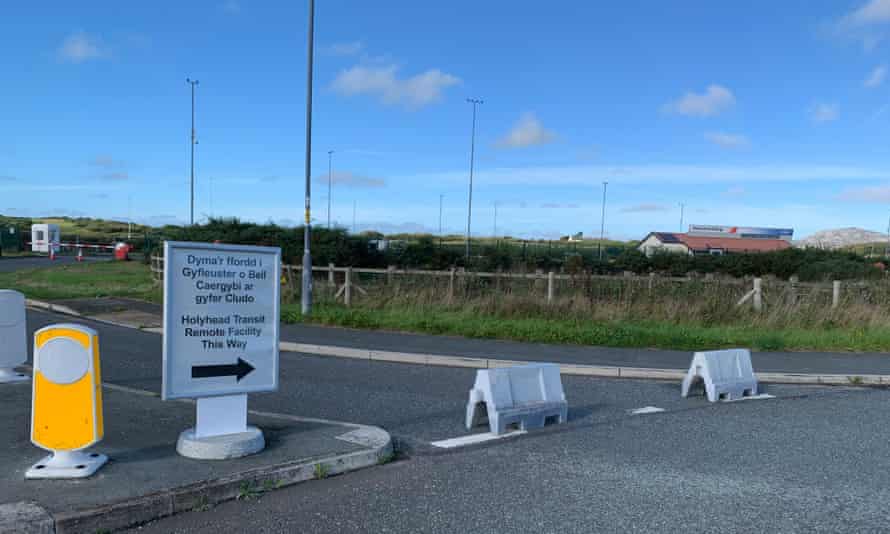 Work has yet to begin on the Holyhead Brexit border control post at Parc Cybi in Anglesey, Wales.