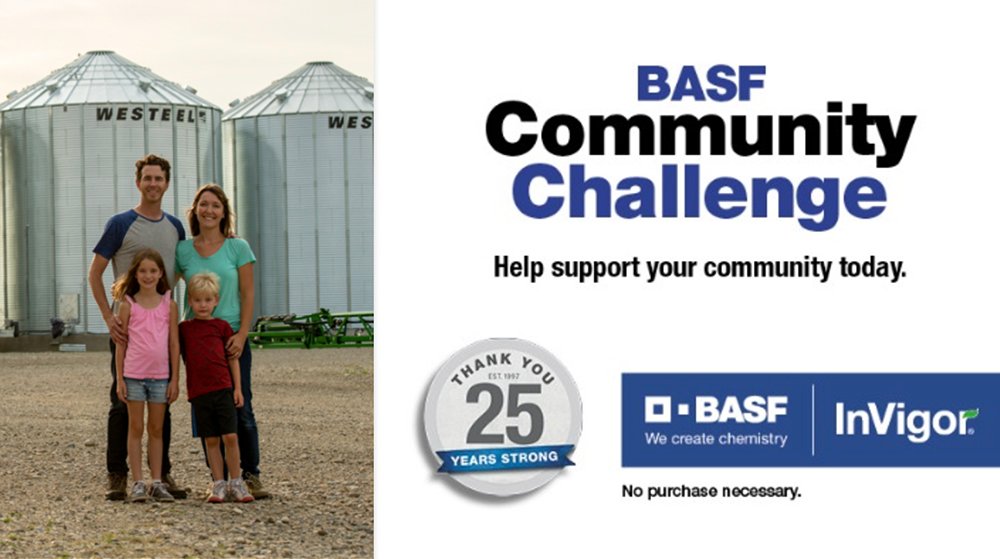 BASF is expected to provide $65,000 to community organizations across Western Canada, from critical emergency services to recreational youth clubs. 