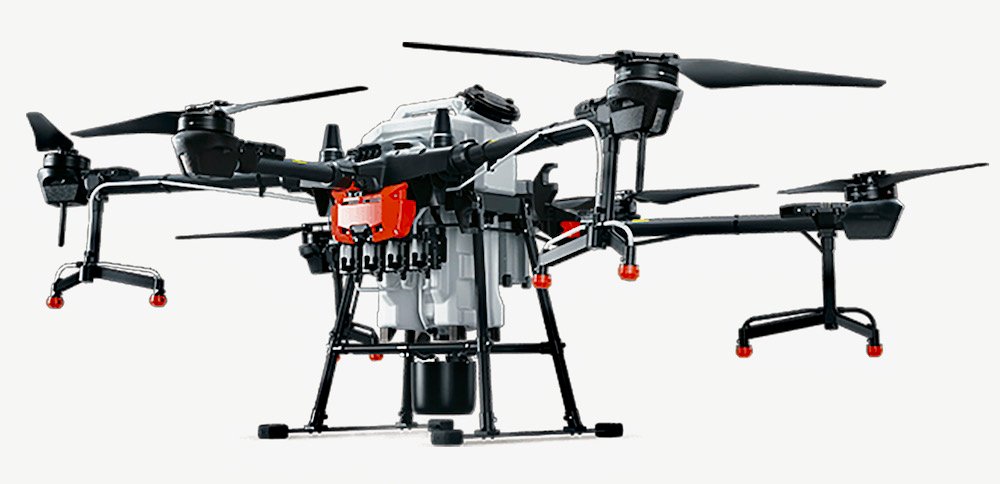 The DJI Drone Canada T20 will demonstrate its spraying and seeding capabilities at Crop Stop.