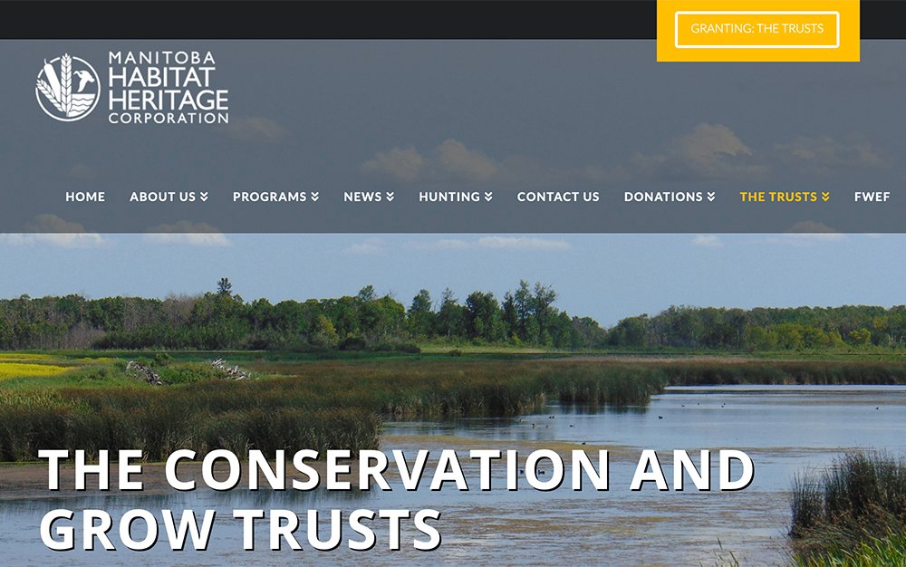 In early-September, the Manitoba Habitat Heritage Corp. asked interested parties to submit letters of interest, to request financial support for a conservation project in the province. 