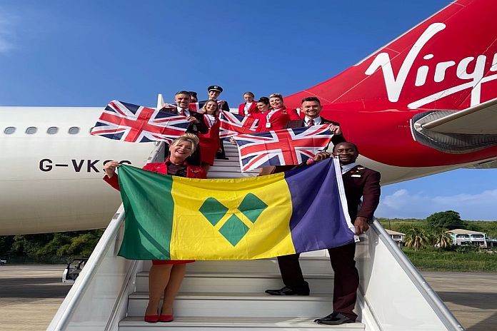 Virgin Atlantic touches down in St Vincent and the Grenadines with new service from UK