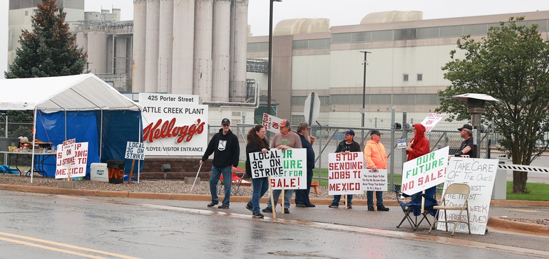 Kellogg reaches another tentative deal with union to end strike