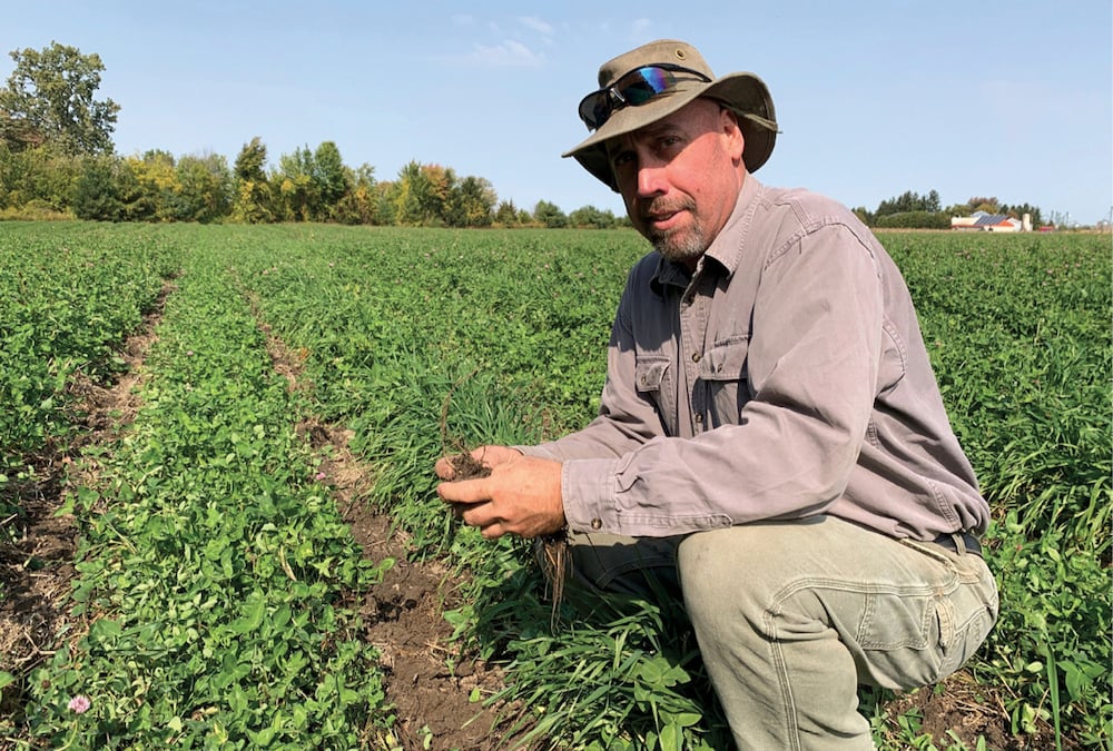 Woody Van Arkel never shies away from the opportunity to learn more about his fields, crops and soils.