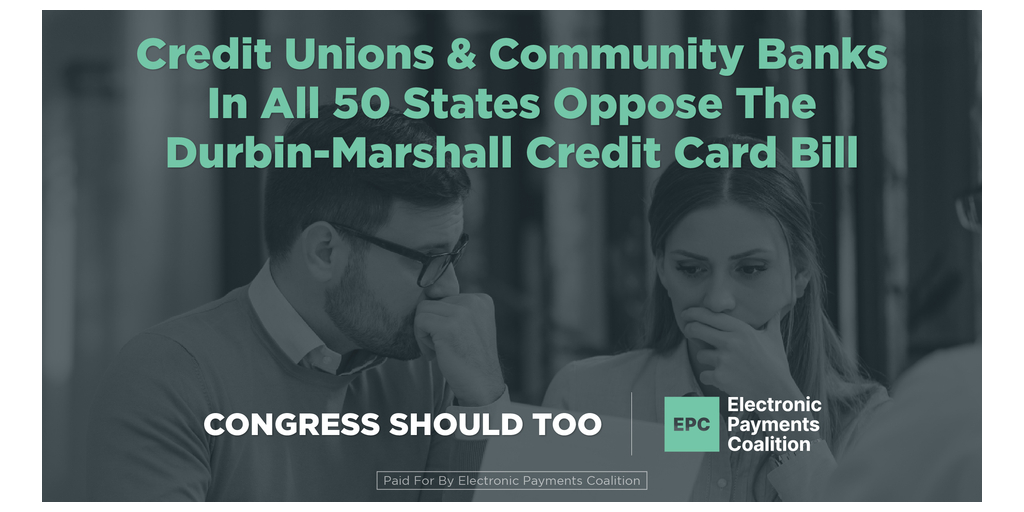 EPC Highlights Credit Unions, Community Banks' Opposition to Durbin-Marshall Credit Card Bill