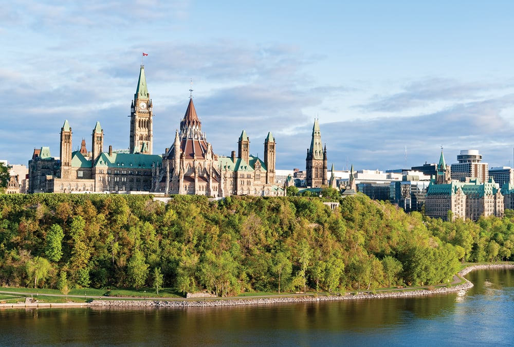 Parliament Hill, in Ottawa – Ontario, Canada. Photo: Ulysse Pixel
