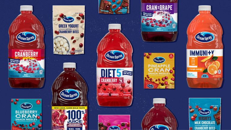 Ocean Spray reveals first major brand overhaul in 20-plus years