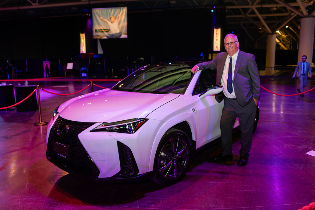 Winner of 2024 Lexus 250H from Grocery Foundation's Night to Nurture event announced