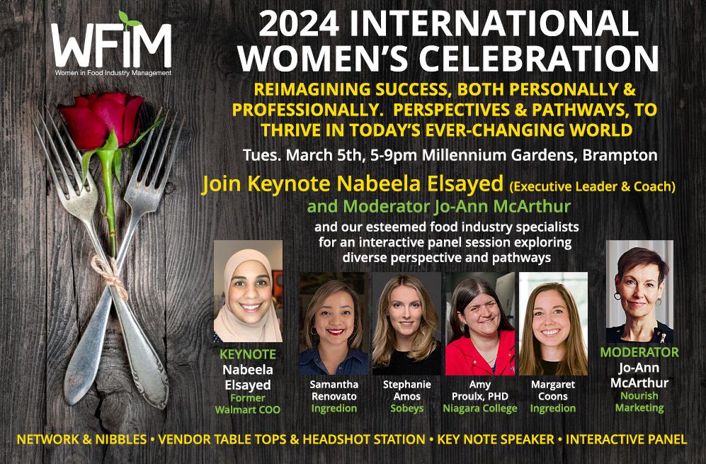 Women in Food Industry Management's International Women’s Day event takes place March 5