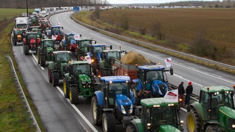 Farmers block roads across Europe to protest against regulations and costs – video report