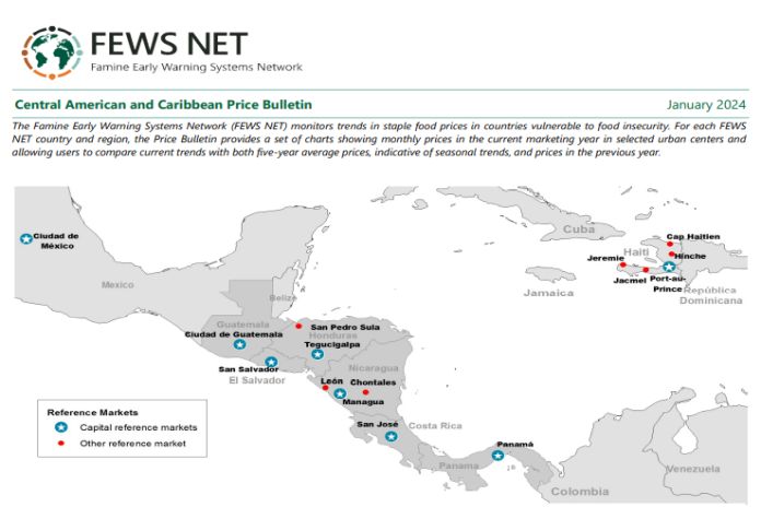 Central American - Caribbean price bulletin January 2024