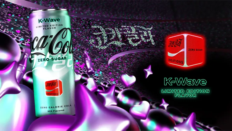 Coca-Cola tunes into K-pop for latest limited-time launch