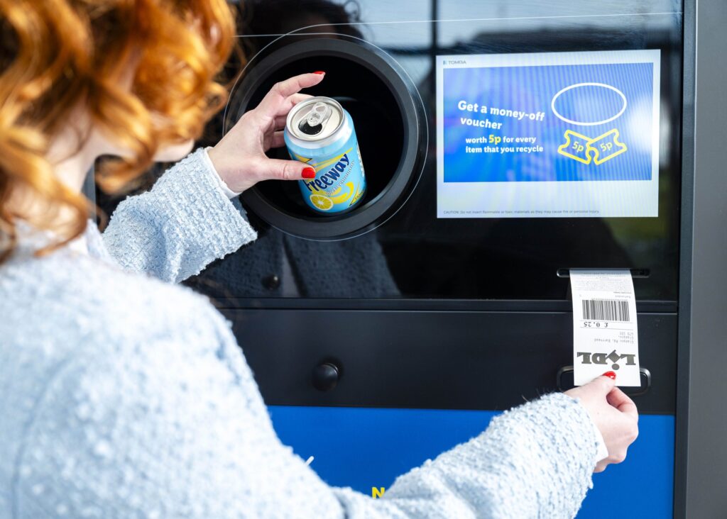 Lidl launches bottle recycling pilot with cash rewards