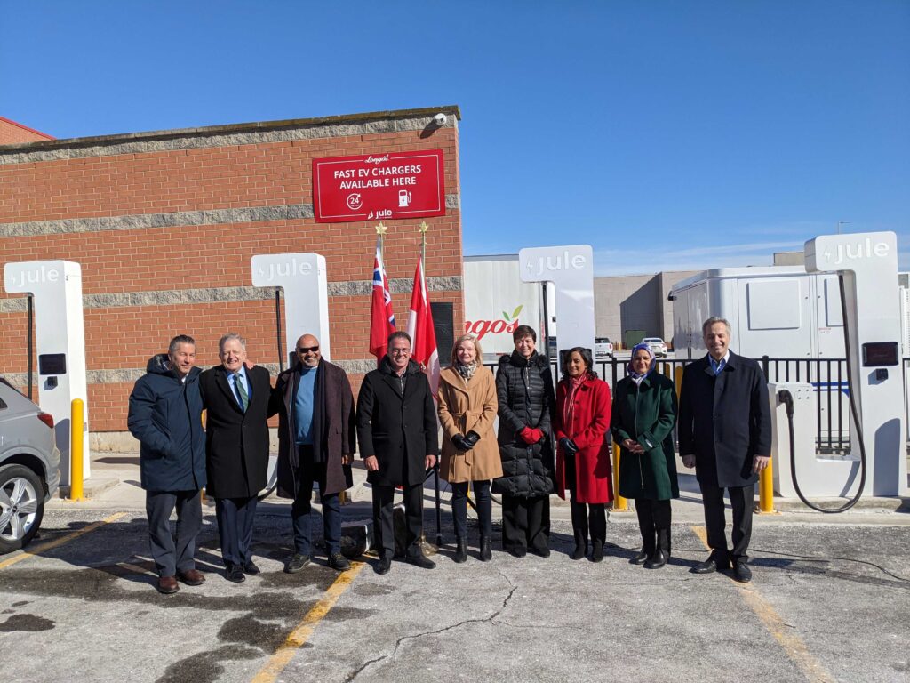 Longo's unveils high-speed EV charging stations in Oakville