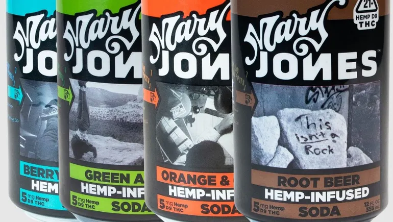 Mary Jones launches hemp delta 9-derived craft soda