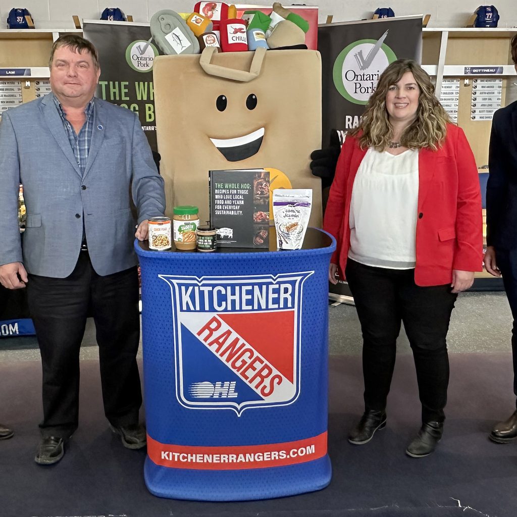 Ontario Pork and Kitchener Rangers want to score big for local food banks