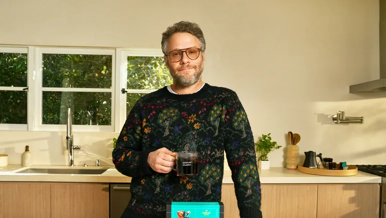 Seth Rogen’s lifestyle brand partners with frozen coffee maker