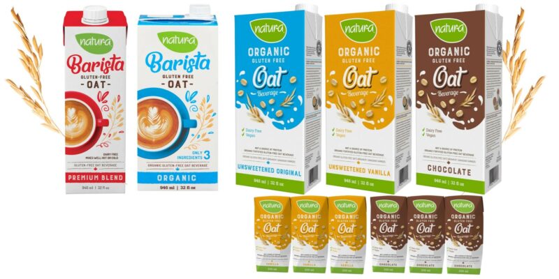 Natura launches organic and gluten-free oat beverages