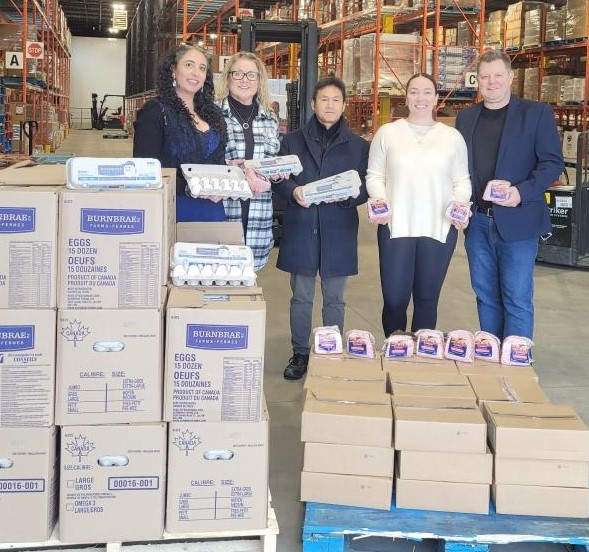 Easter donation delivers 5,400 eggs, 250 pounds of ham to Food Banks Mississauga