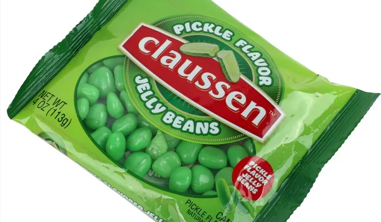 Leftovers: Claussen pickles jelly beans | King Arthur slices into baking mixes