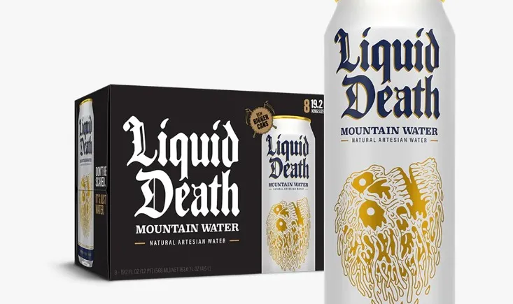 Liquid Death closes funding round valuing business at $1.4B