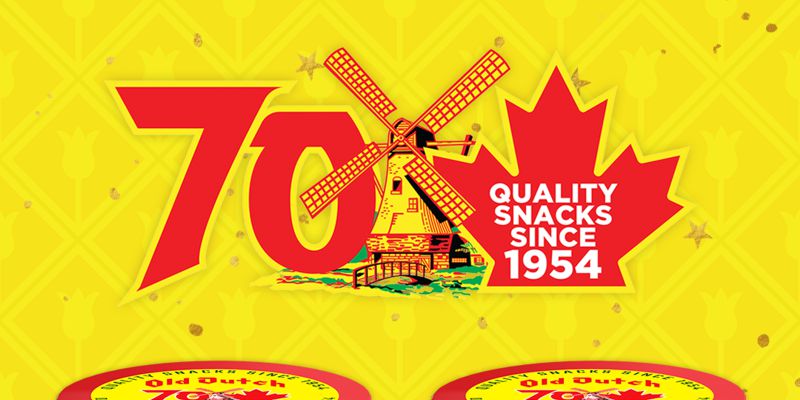 Old Dutch Foods Celebrates 70 Years with Exciting Promotions, New Flavours & Limited-Edition Items