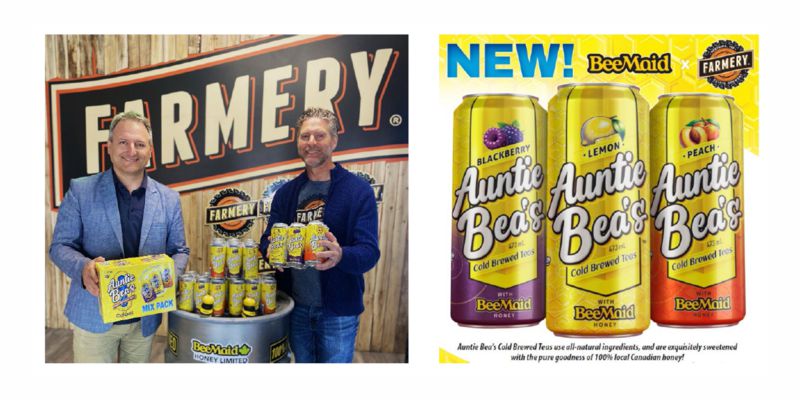 FARMERY ESTATE BREWERY AND BEE MAID HONEY TEAM UP TO INTRODUCE AUNTIE BEA’S COLD BREW AND HARD ICE TEAS: A SWEET SYMPHONY OF REFRESHING FLAVORS!