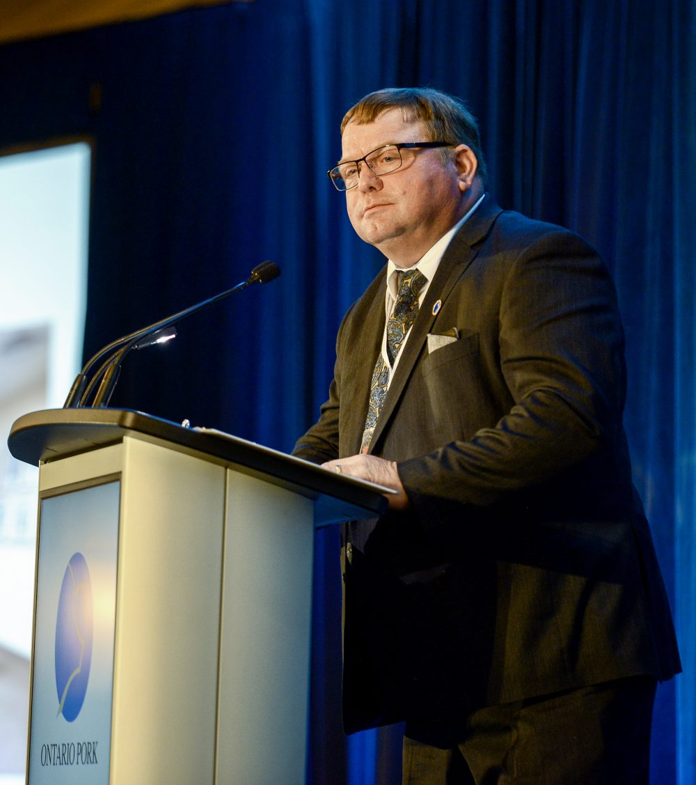 John de Bruyn, Ontario Pork chair, told pork producers that the global pork demand remains strong, providing optimism for the industry during the annual general meeting in Guelph.