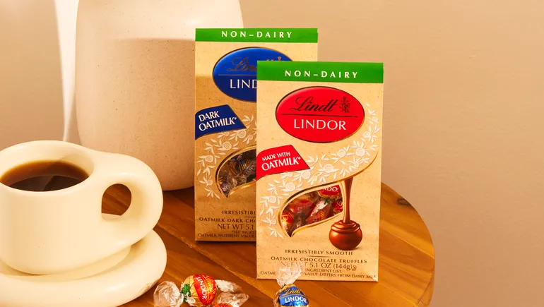 Lindt expands plant-based portfolio with Lindor Oatmilk Truffles