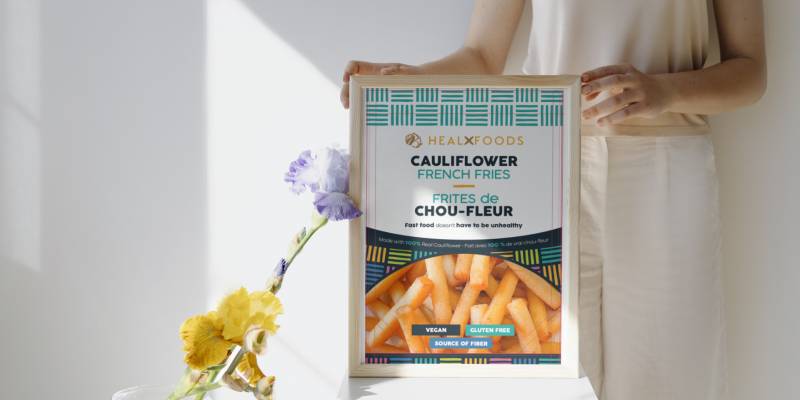 NEW! HealX Foods Cauliflower Fries.