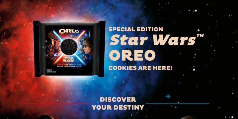 The OREO Brand collaborates with Lucasfilm to Launch New Special Edition Star Wars™ Cookie Packs