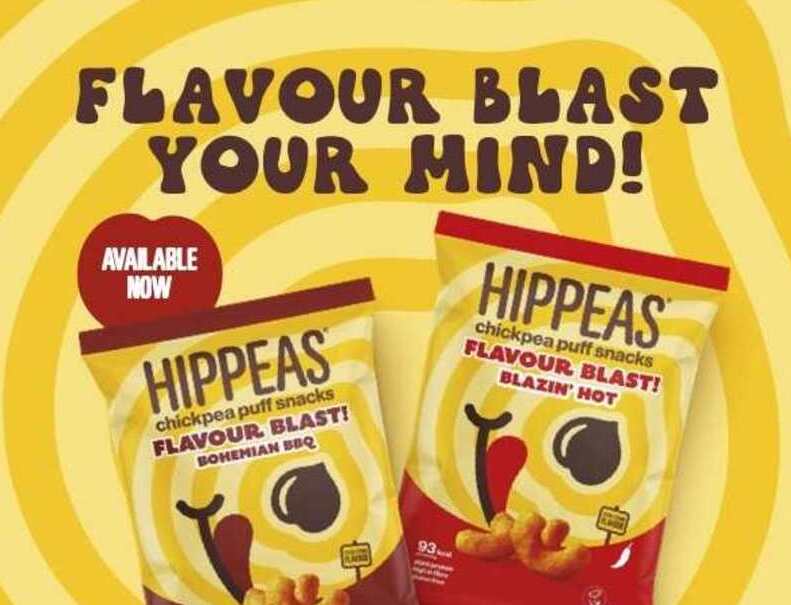 Hippeas launches Flavour Blast! Chickpea Puffs